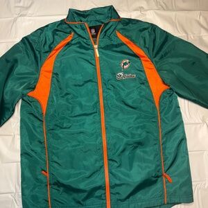 Retro Miami Dolphins NFL Starter Jacket Windbreaker - Size medium